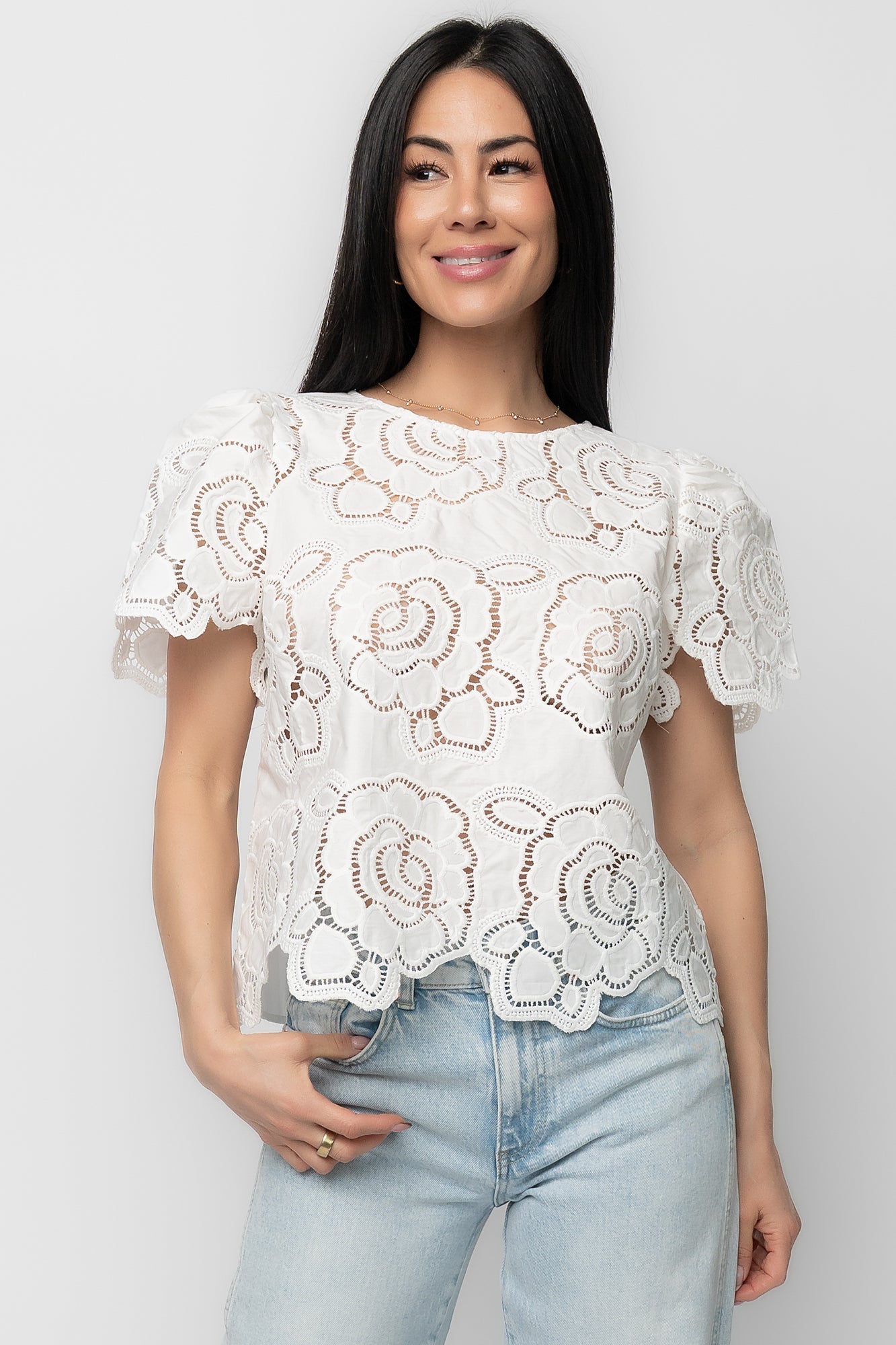 Baltic Born - Delphine Floral Top