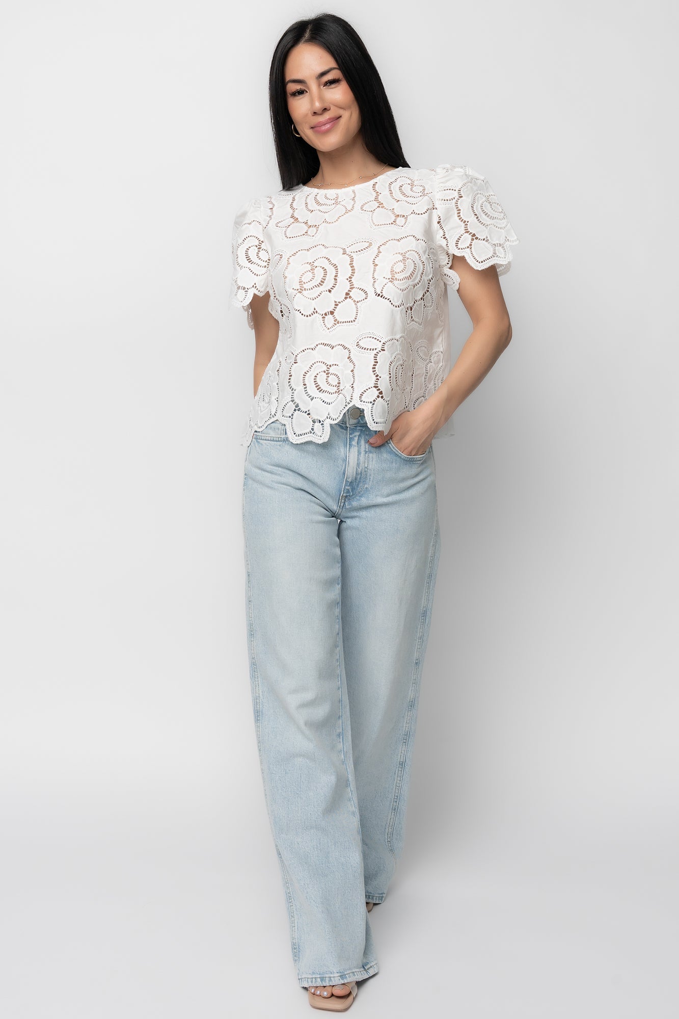 Baltic Born - Delphine Floral Top