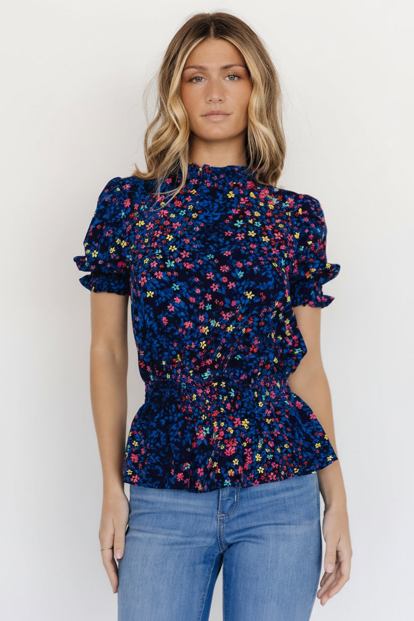 Baltic Born - Beth Peplum Top