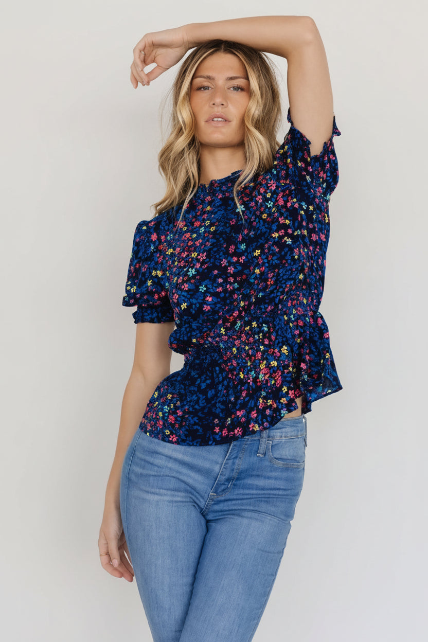 Baltic Born - Beth Peplum Top