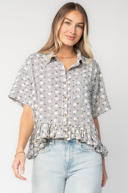 Baltic Born - Jalen Relaxed Peplum Top