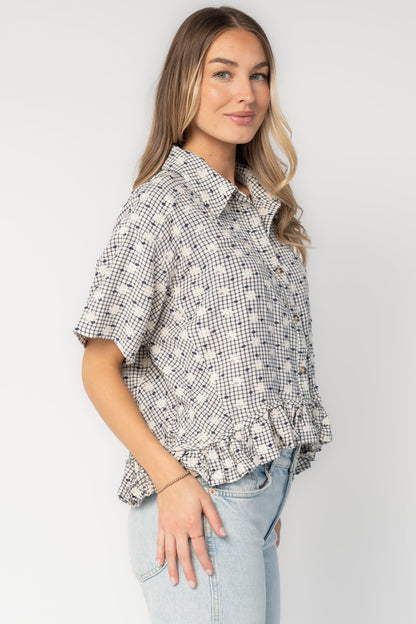 Baltic Born - Jalen Relaxed Peplum Top
