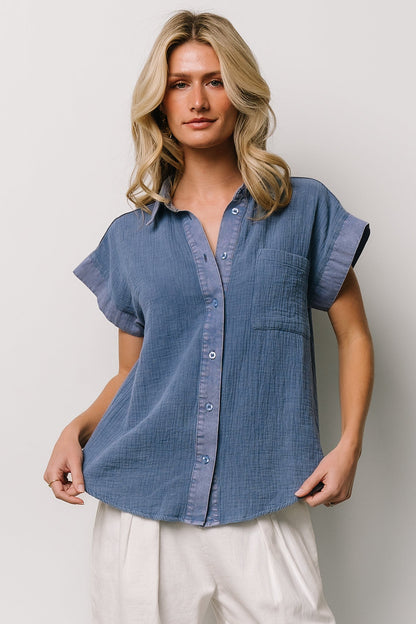 Baltic Born - Jaye Button Top