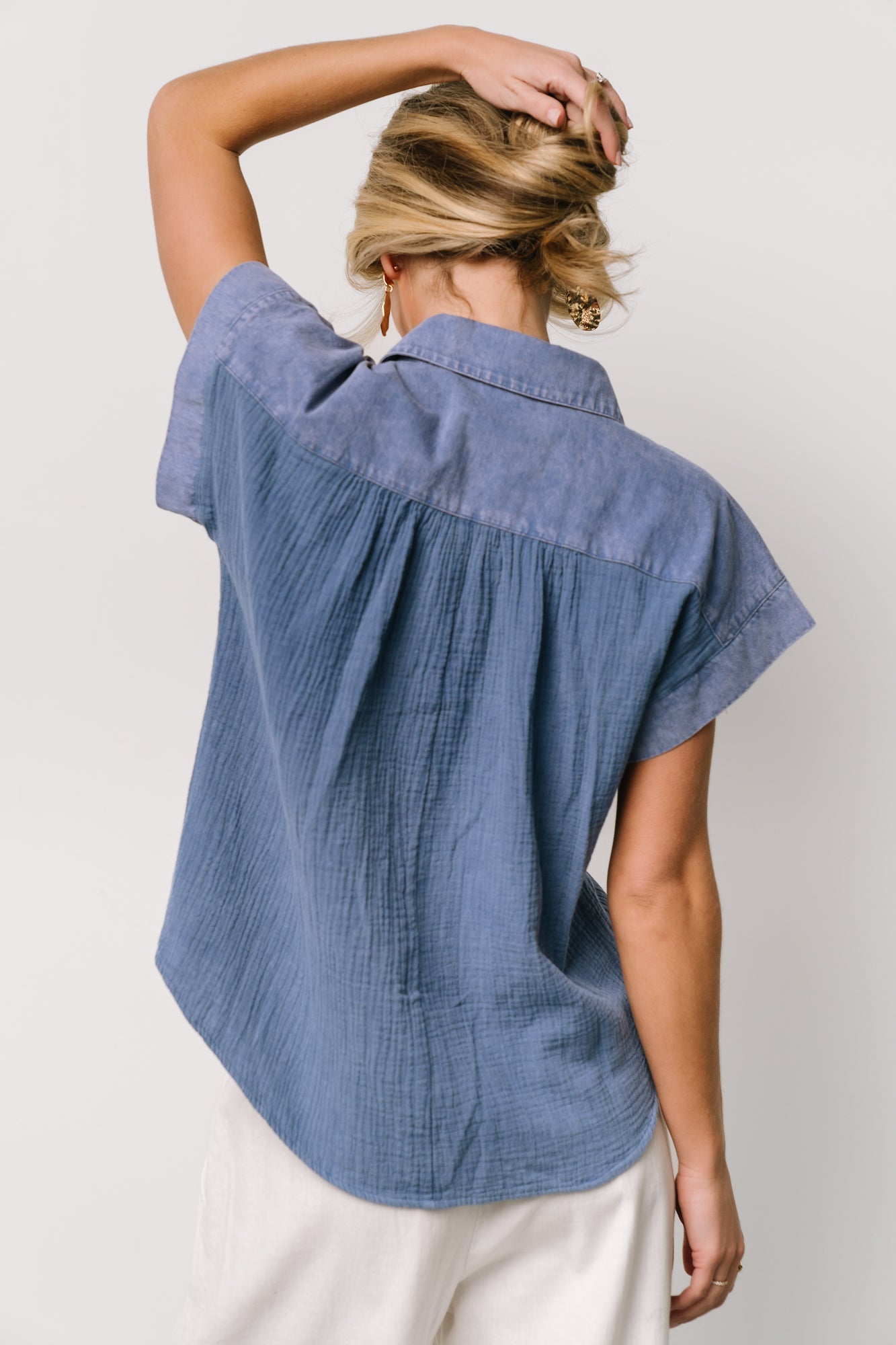 Baltic Born - Jaye Button Top