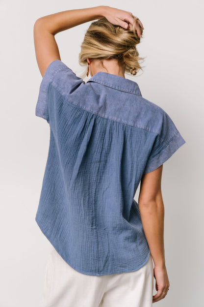 Baltic Born - Jaye Button Top