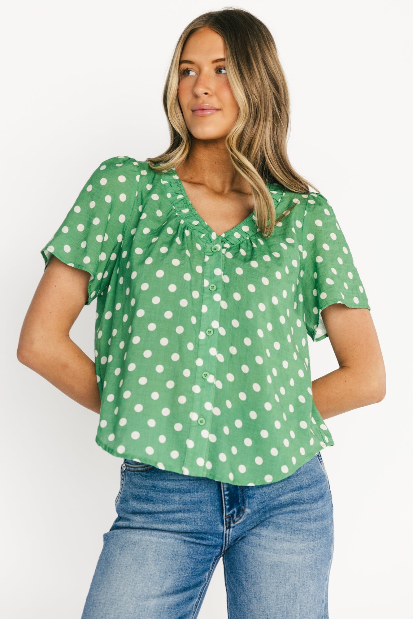 Baltic Born - Posy Button Up Top