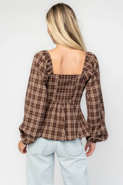 Baltic Born - Sutton Peplum Top