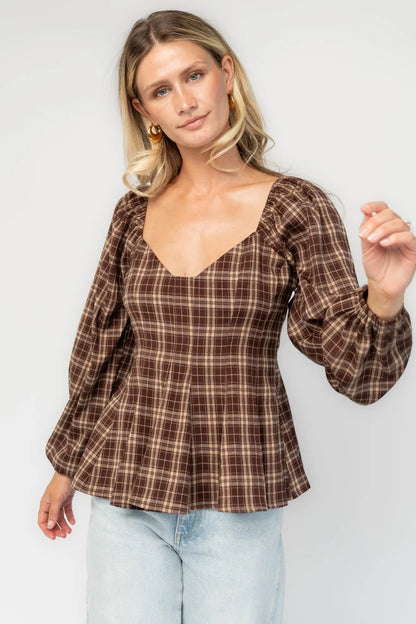 Baltic Born - Sutton Peplum Top