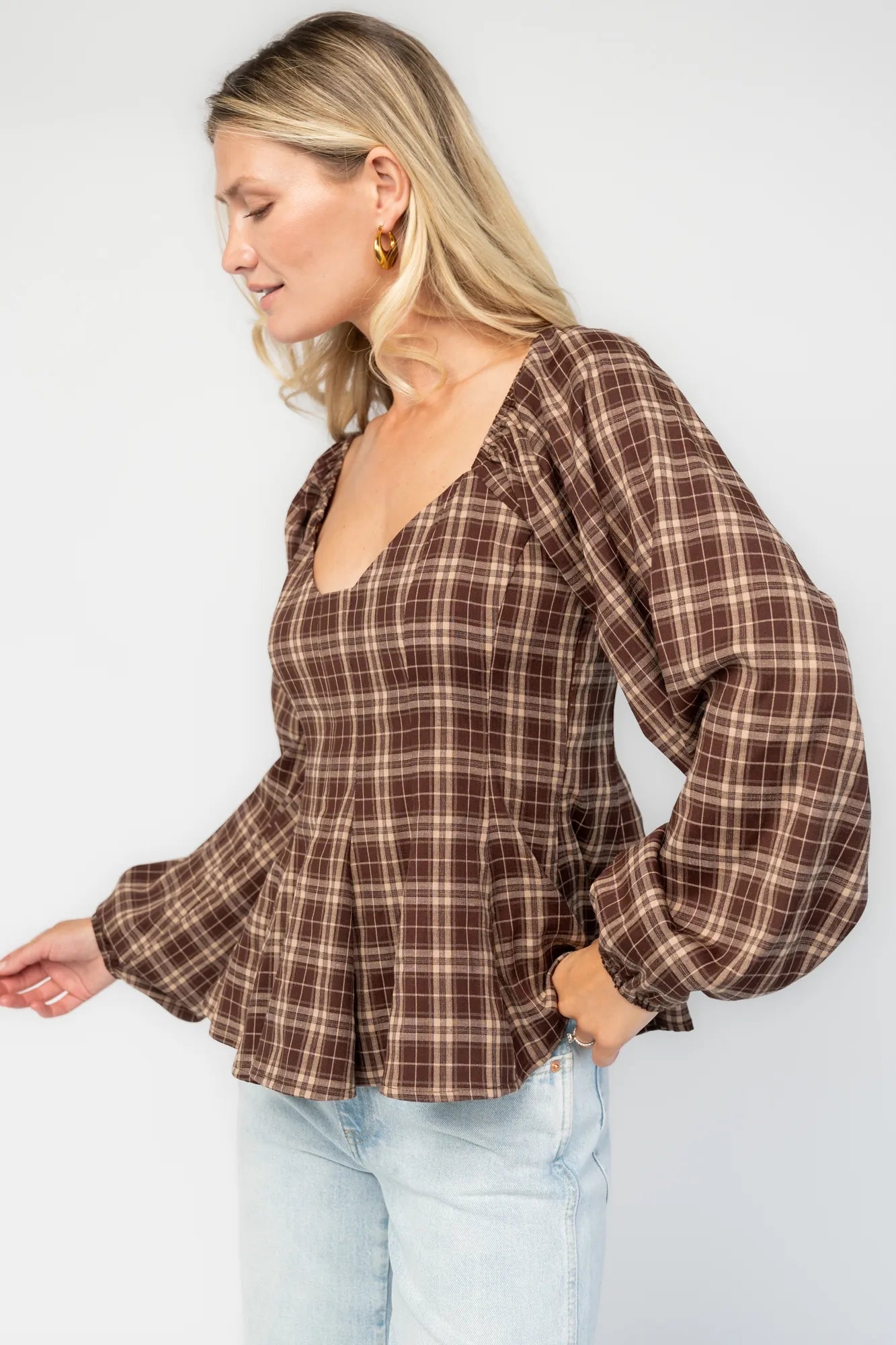 Baltic Born - Sutton Peplum Top