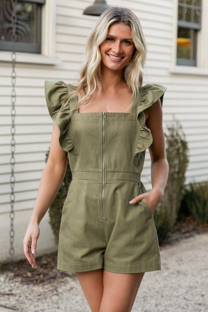 Baltic Born - Montgomery Denim Romper