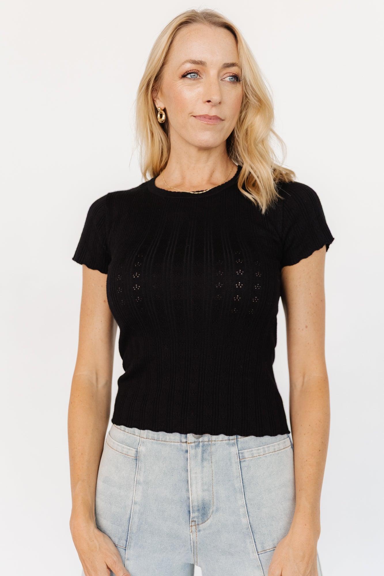 Baltic Born - Penny Pointelle Top