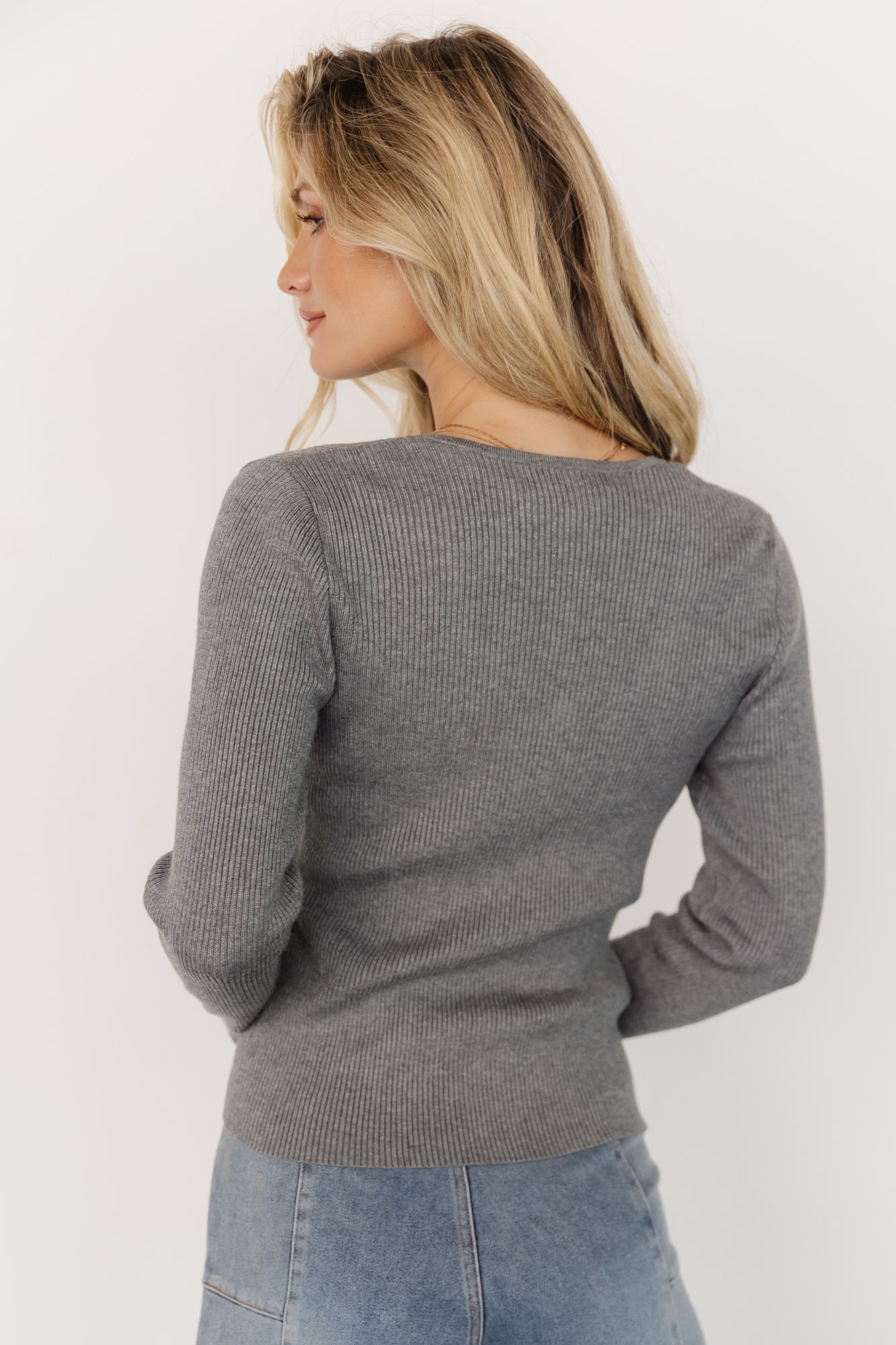 Baltic Born - Leo Ribbed Henley Top