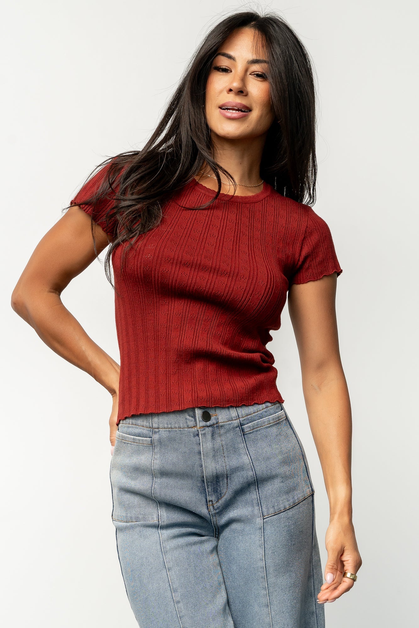 Baltic Born - Penny Pointelle Top