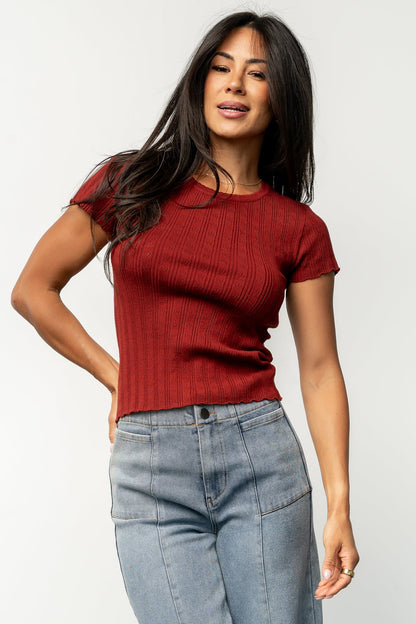 Baltic Born - Penny Pointelle Top