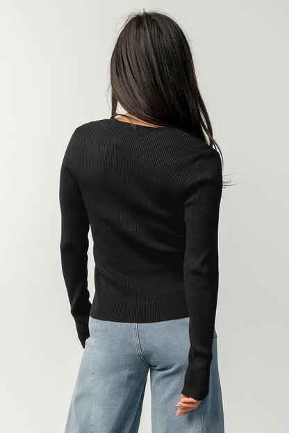 Baltic Born - Leo Ribbed Henley Top
