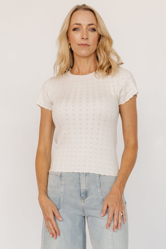 Baltic Born - Penny Pointelle Top
