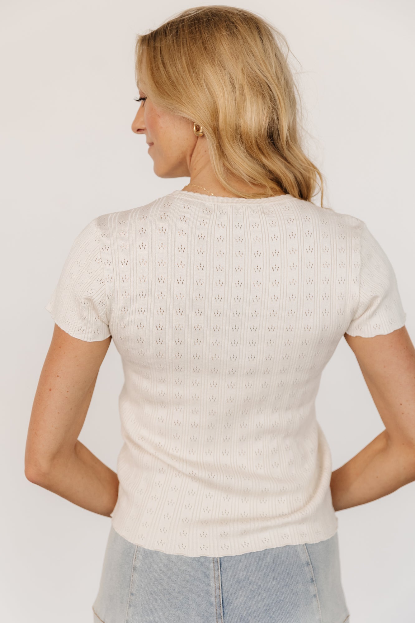 Baltic Born - Penny Pointelle Top
