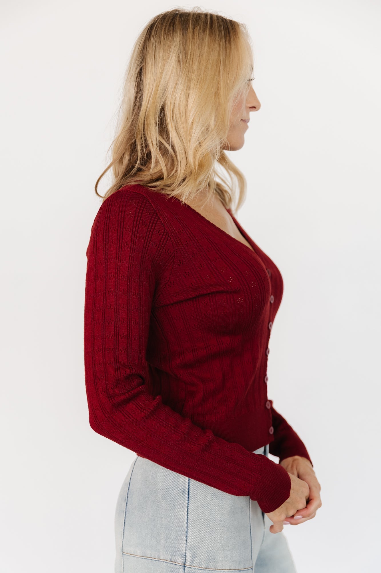 Baltic Born - Heidi Pointelle Cardigan
