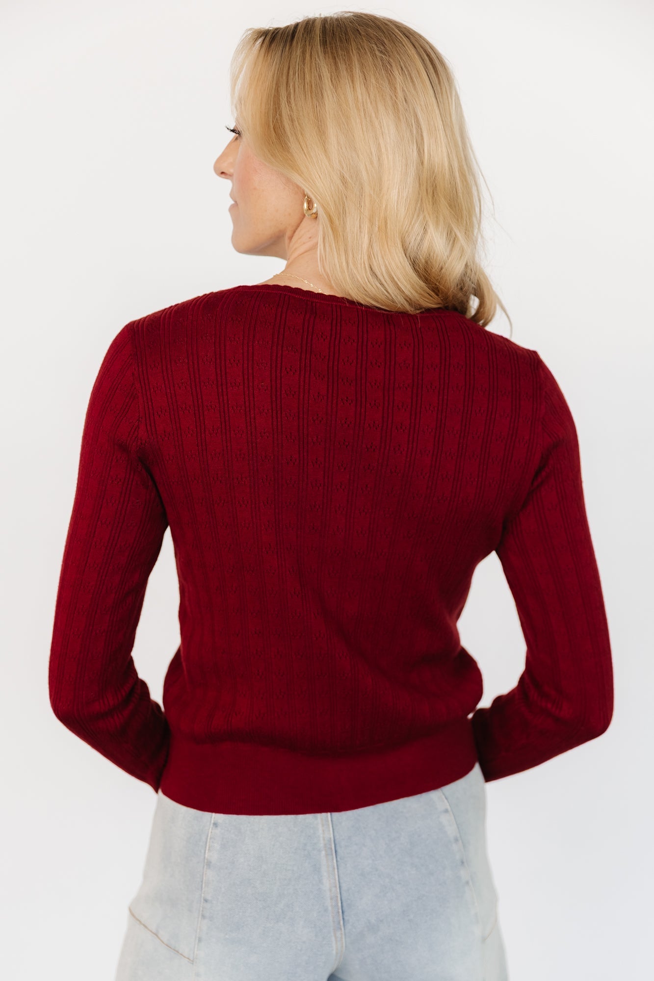 Baltic Born - Heidi Pointelle Cardigan