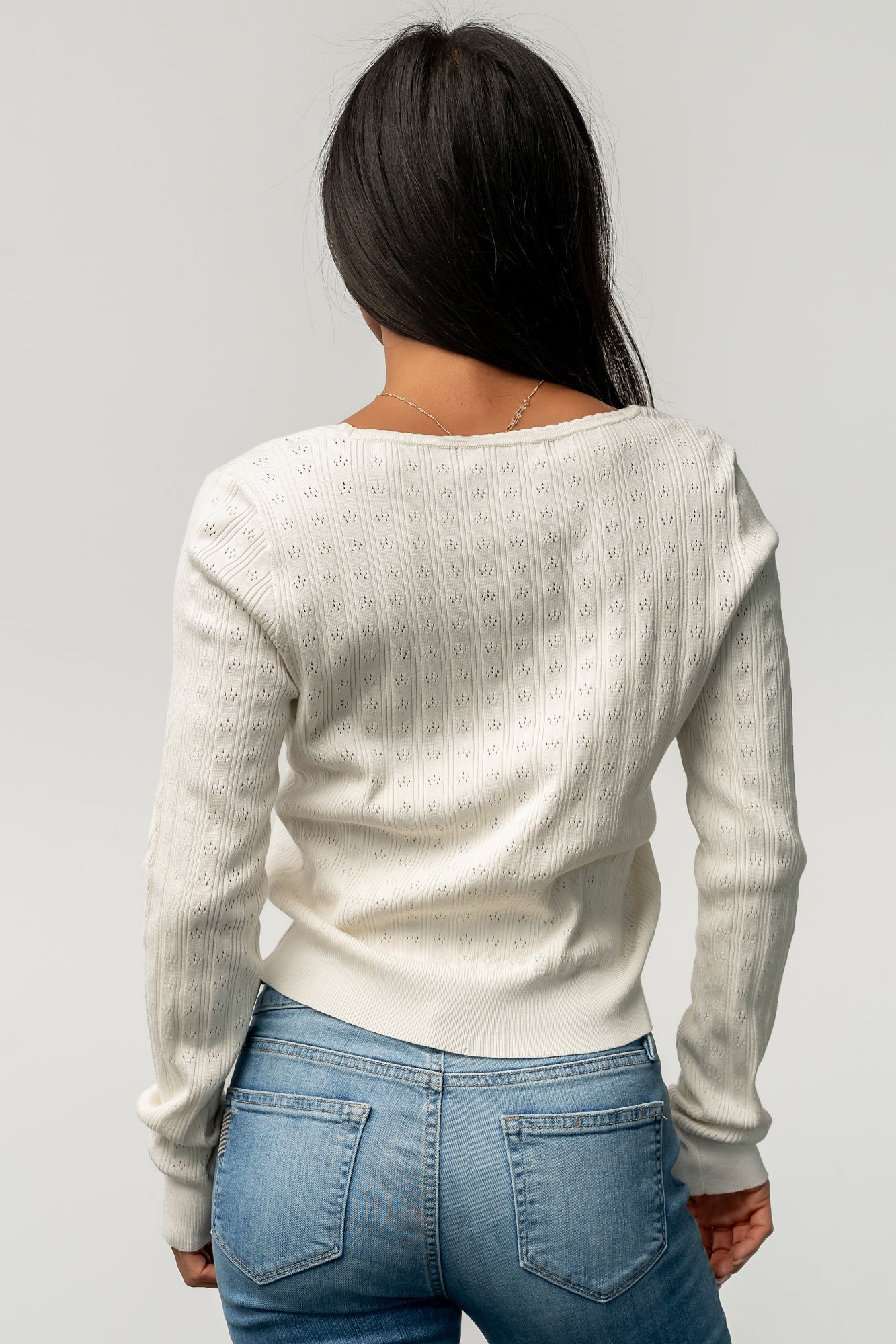 Baltic Born - Heidi Pointelle Cardigan