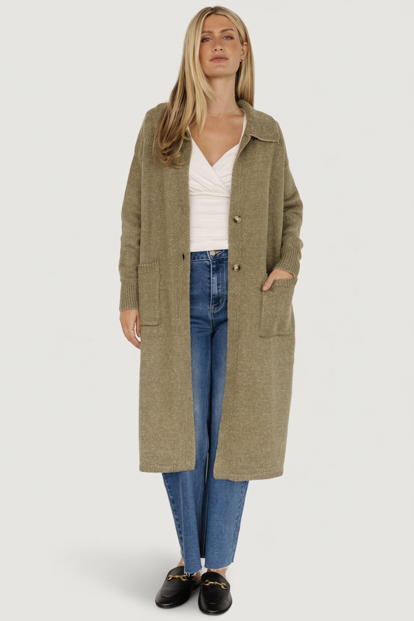Baltic Born - Ontario Long Button Cardigan