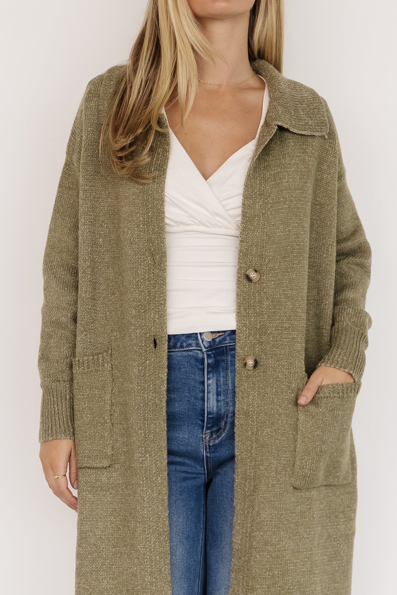 Baltic Born - Ontario Long Button Cardigan