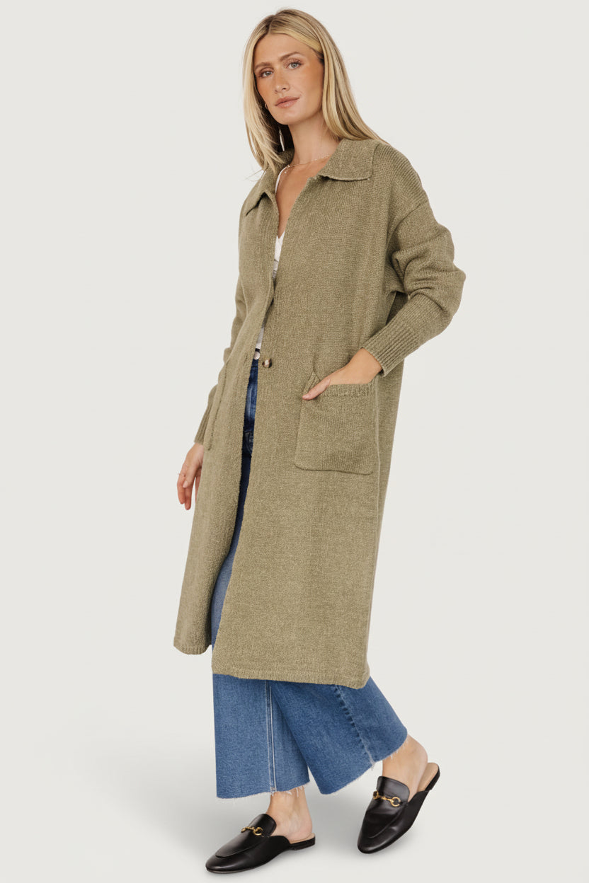 Baltic Born - Ontario Long Button Cardigan
