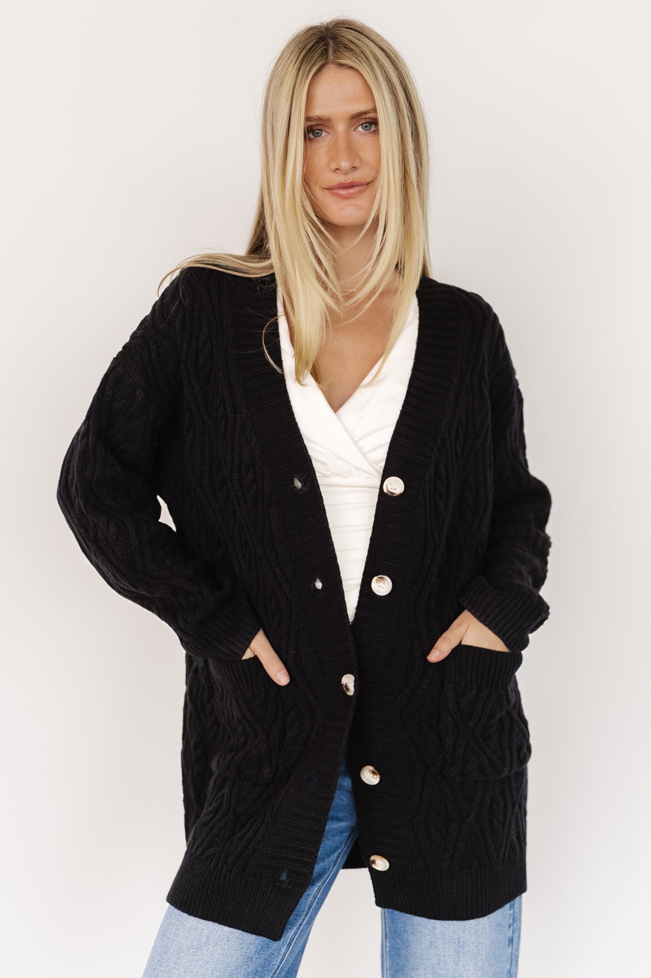 Baltic Born - Alberta Cable Knit Cardigan