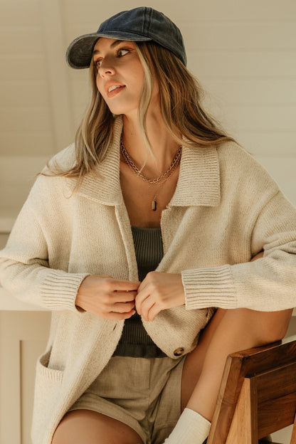 Baltic Born - Ontario Long Button Cardigan