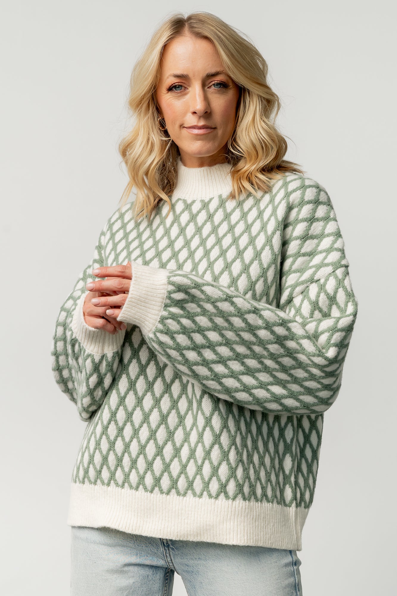 Baltic Born - Hendrix Diamond Knit Sweater