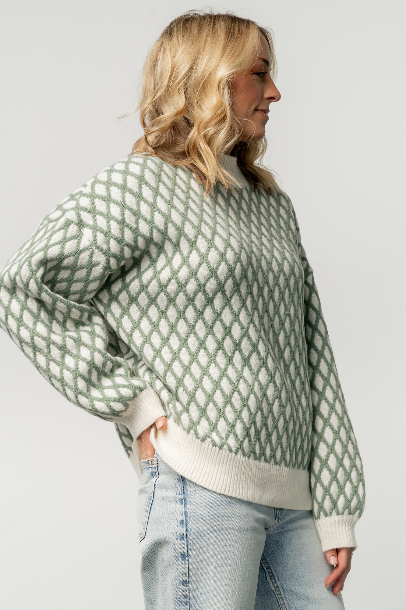 Baltic Born - Hendrix Diamond Knit Sweater