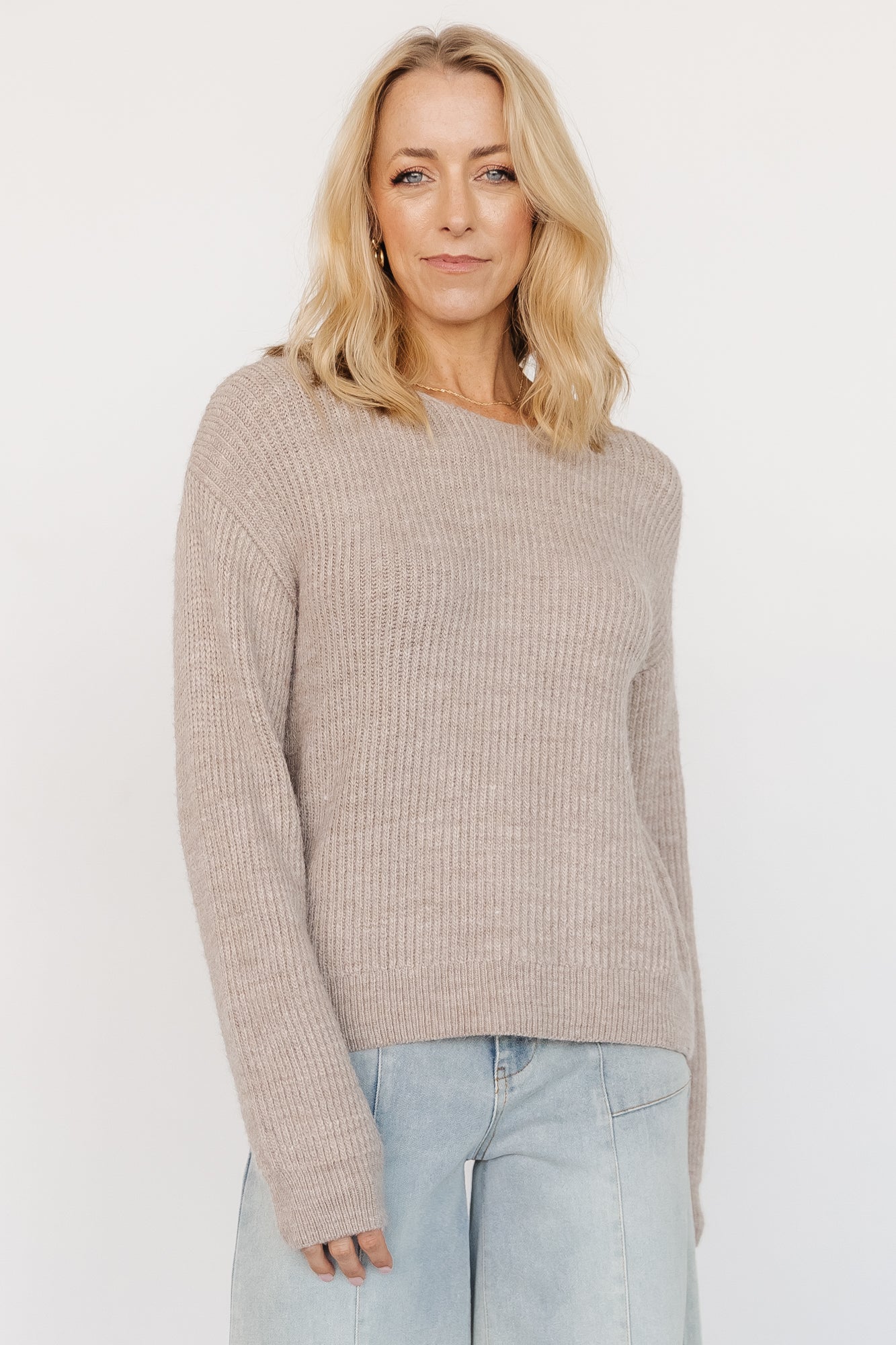 Baltic Born - Viola Tie Back Sweater