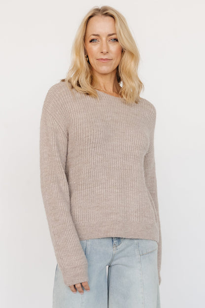 Baltic Born - Viola Tie Back Sweater