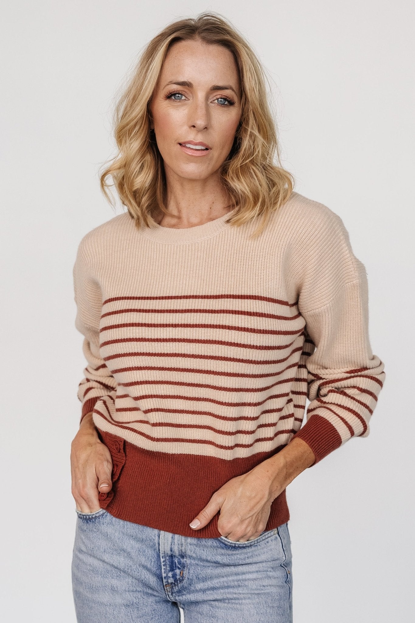 Baltic Born - Miles Striped Sweater