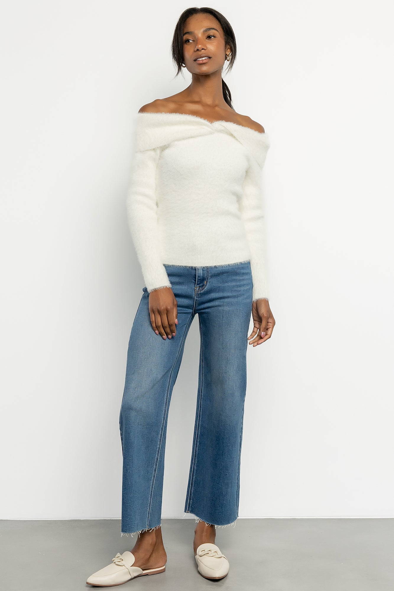 Baltic Born - Perla Off Shoulder Sweater
