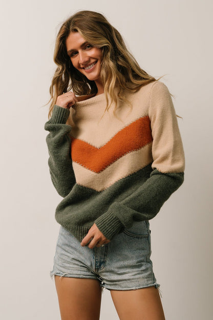 Baltic Born - Rowen Color Block Sweater