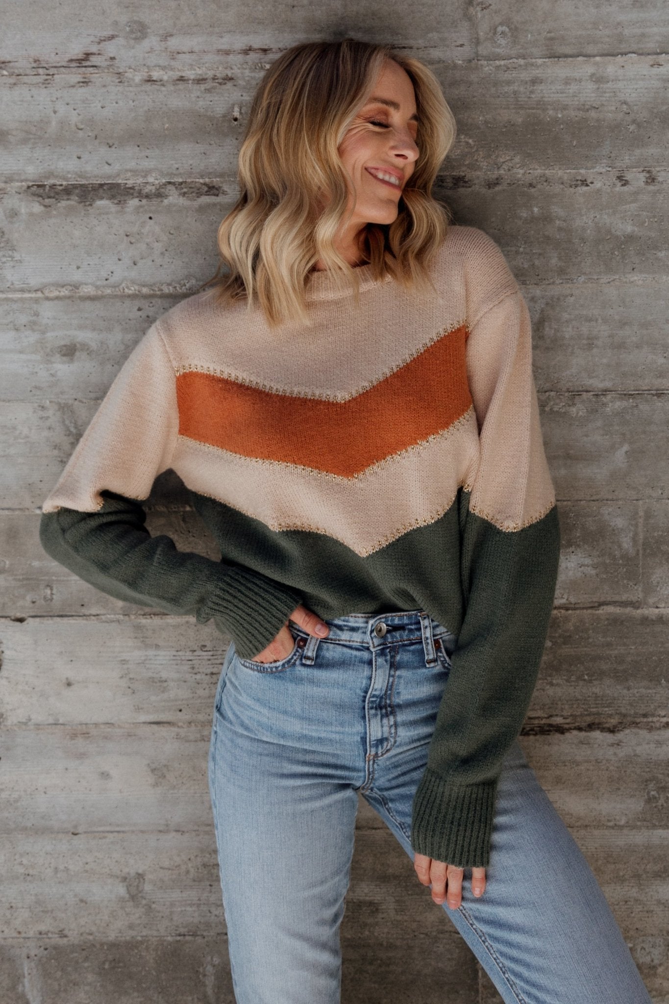 Baltic Born - Rowen Color Block Sweater
