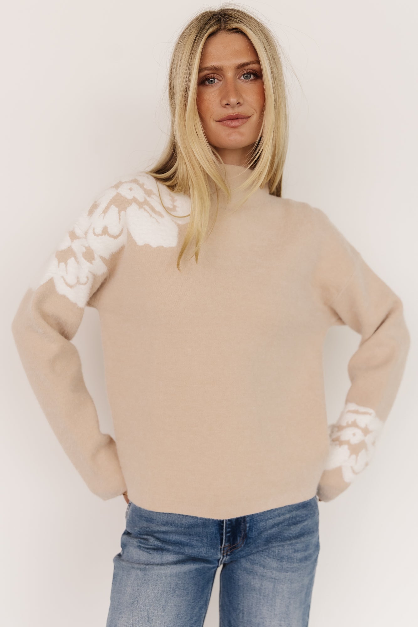 Baltic Born - Oda Floral Sweater