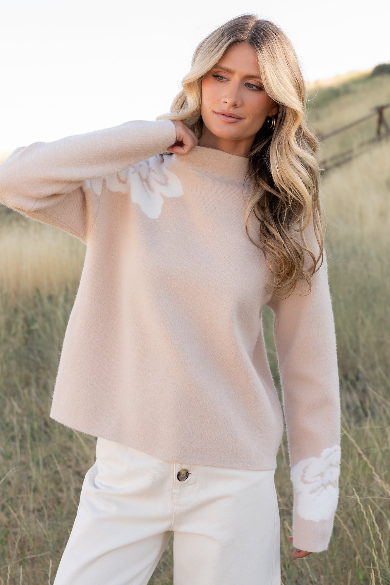 Baltic Born - Oda Floral Sweater
