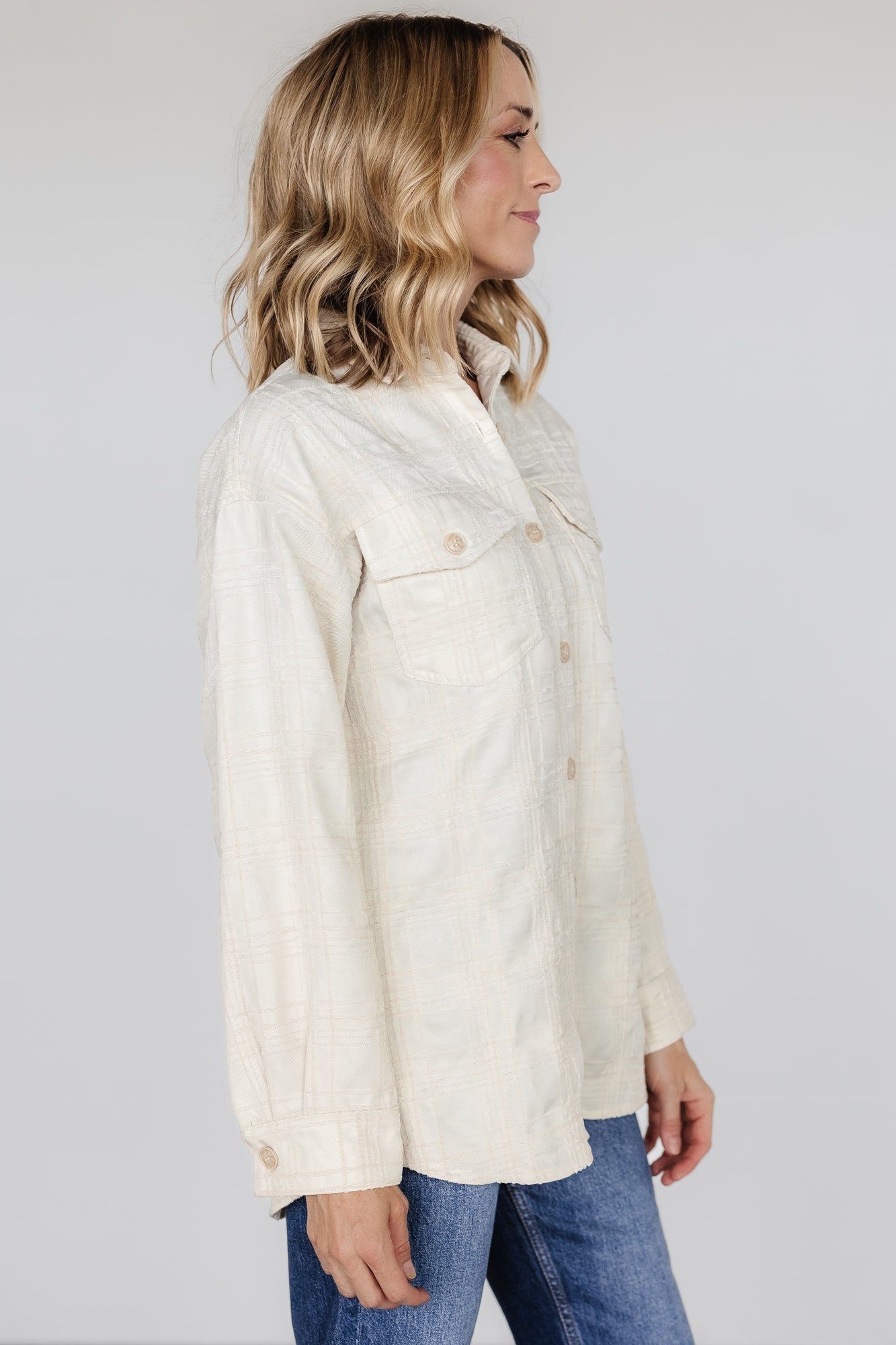 Baltic Born - Joanna Plaid Shacket