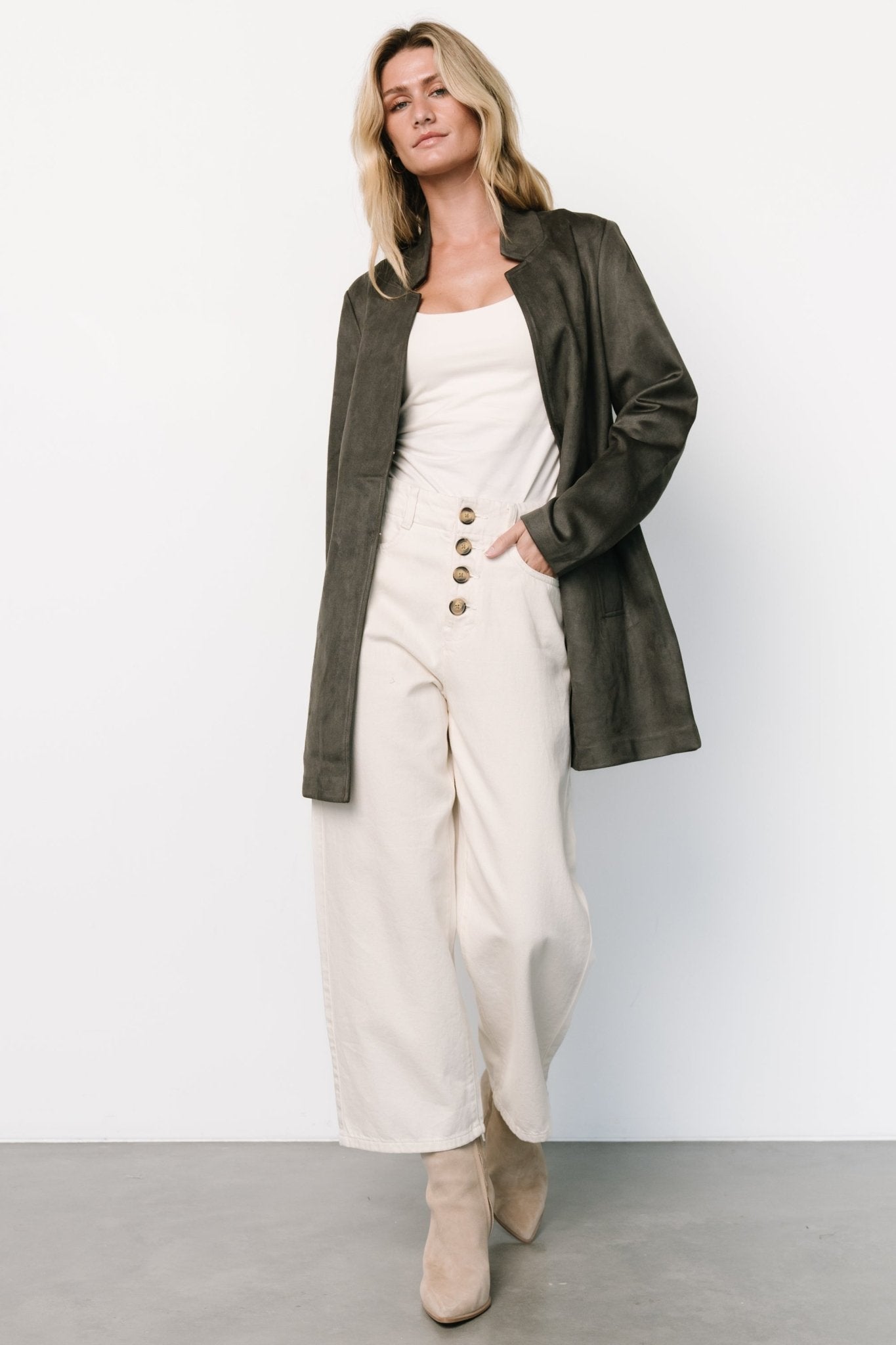 Baltic Born - Queenie Faux Suede Jacket
