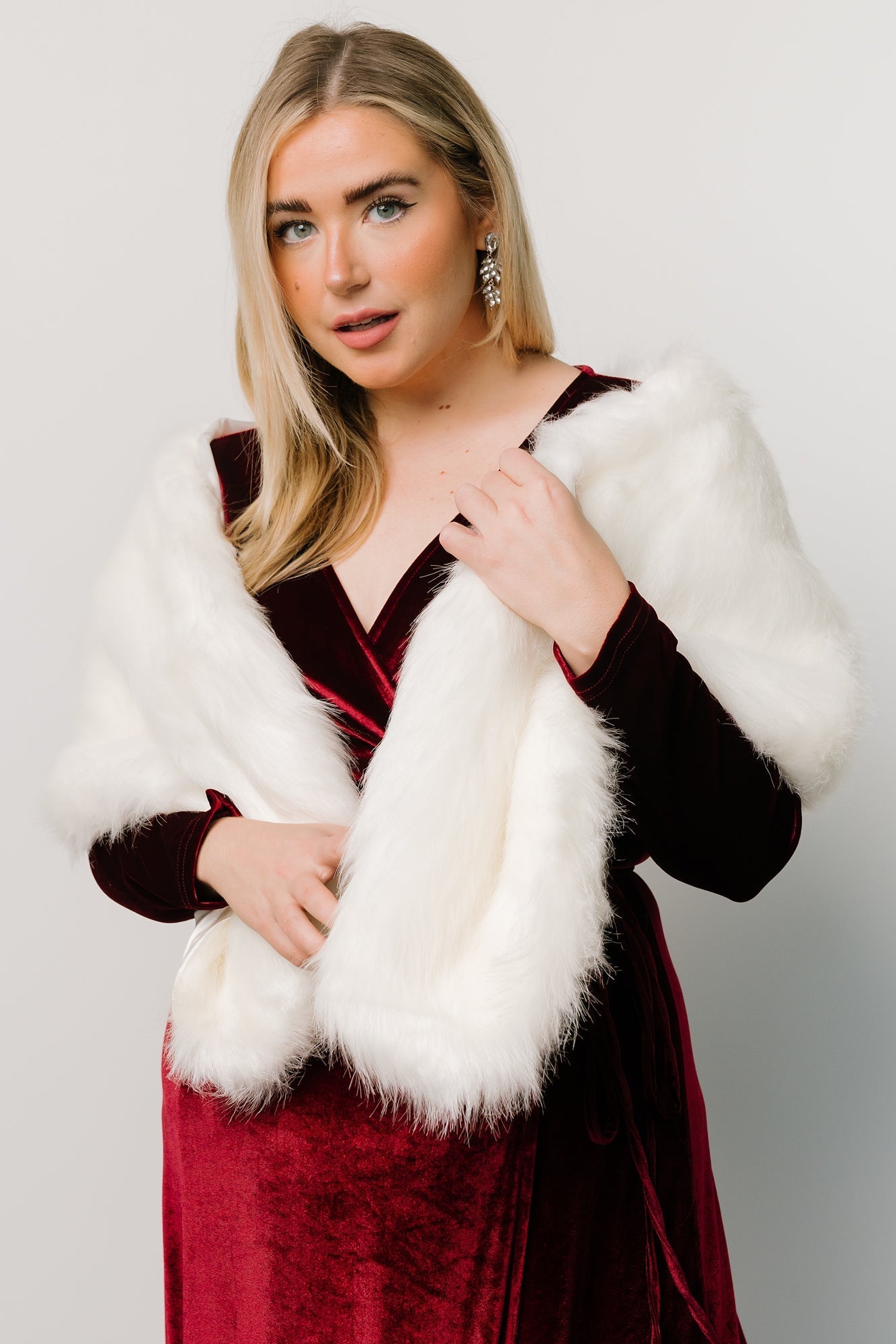 Baltic Born - Jovie Faux Fur Shawl