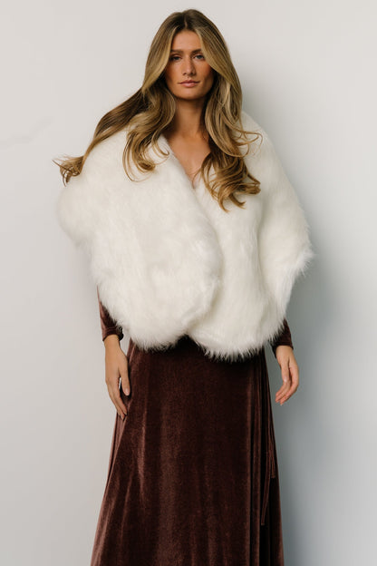 Baltic Born - Jovie Faux Fur Shawl