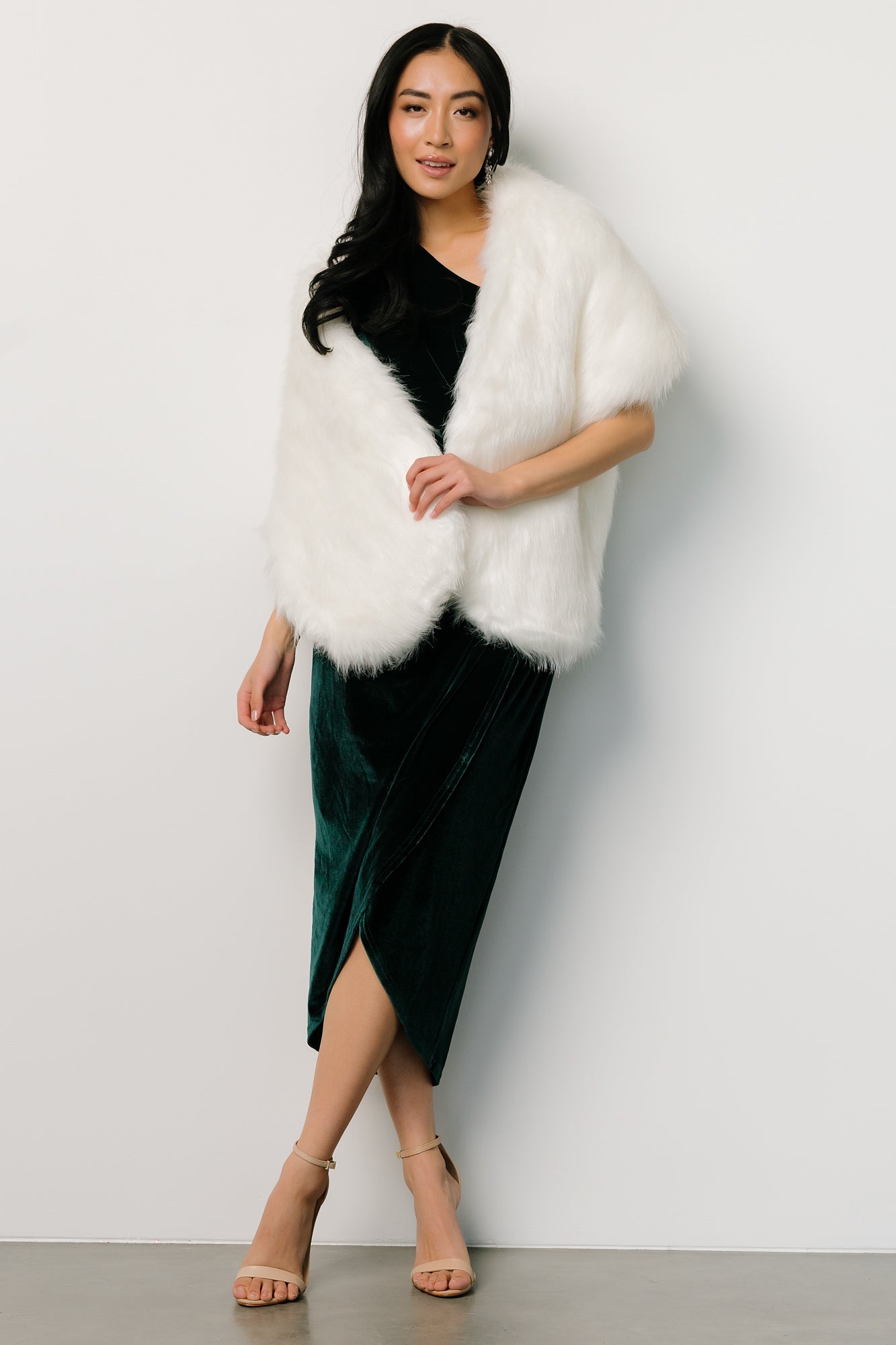 Baltic Born - Jovie Faux Fur Shawl