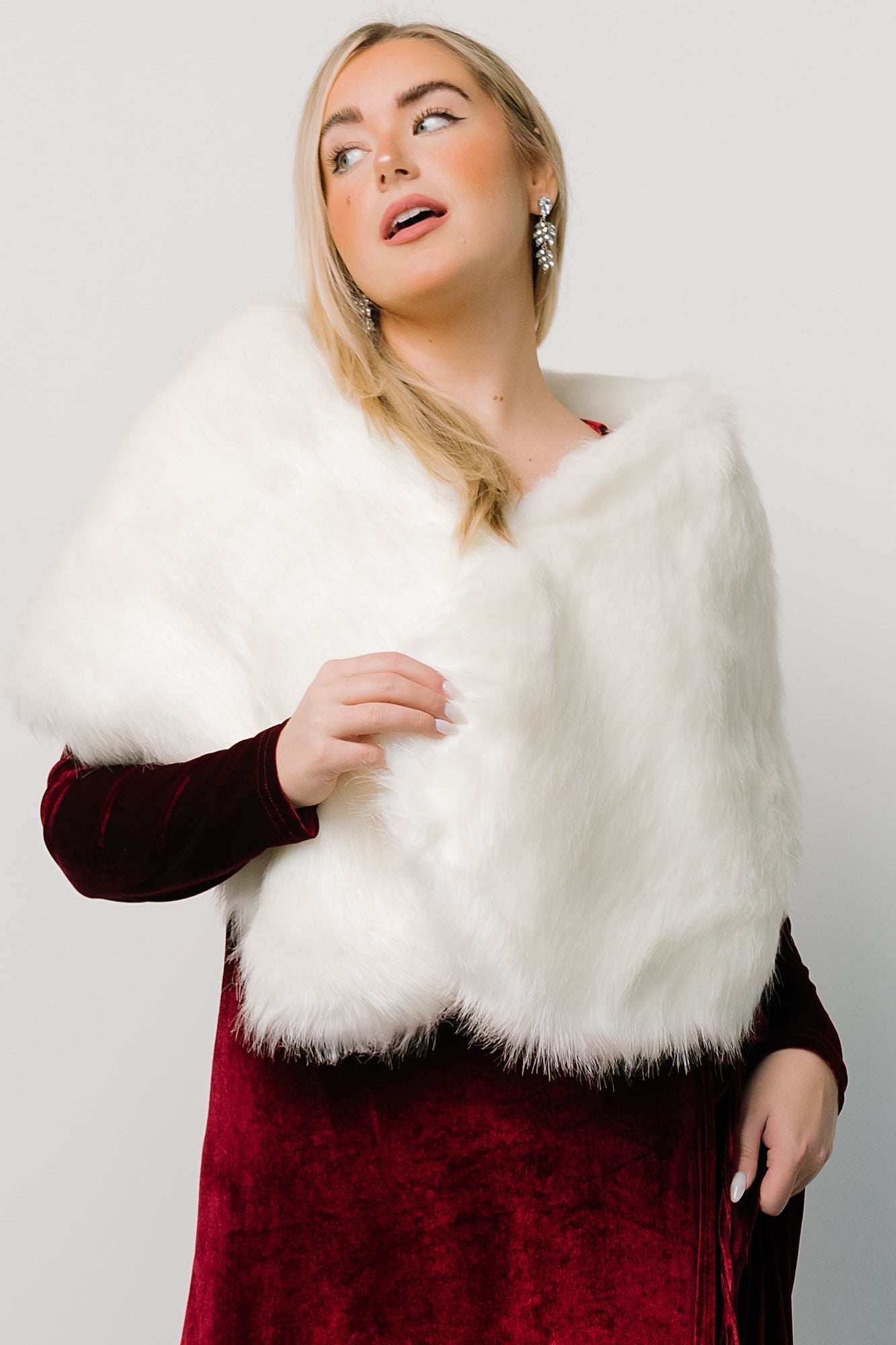 Baltic Born - Jovie Faux Fur Shawl