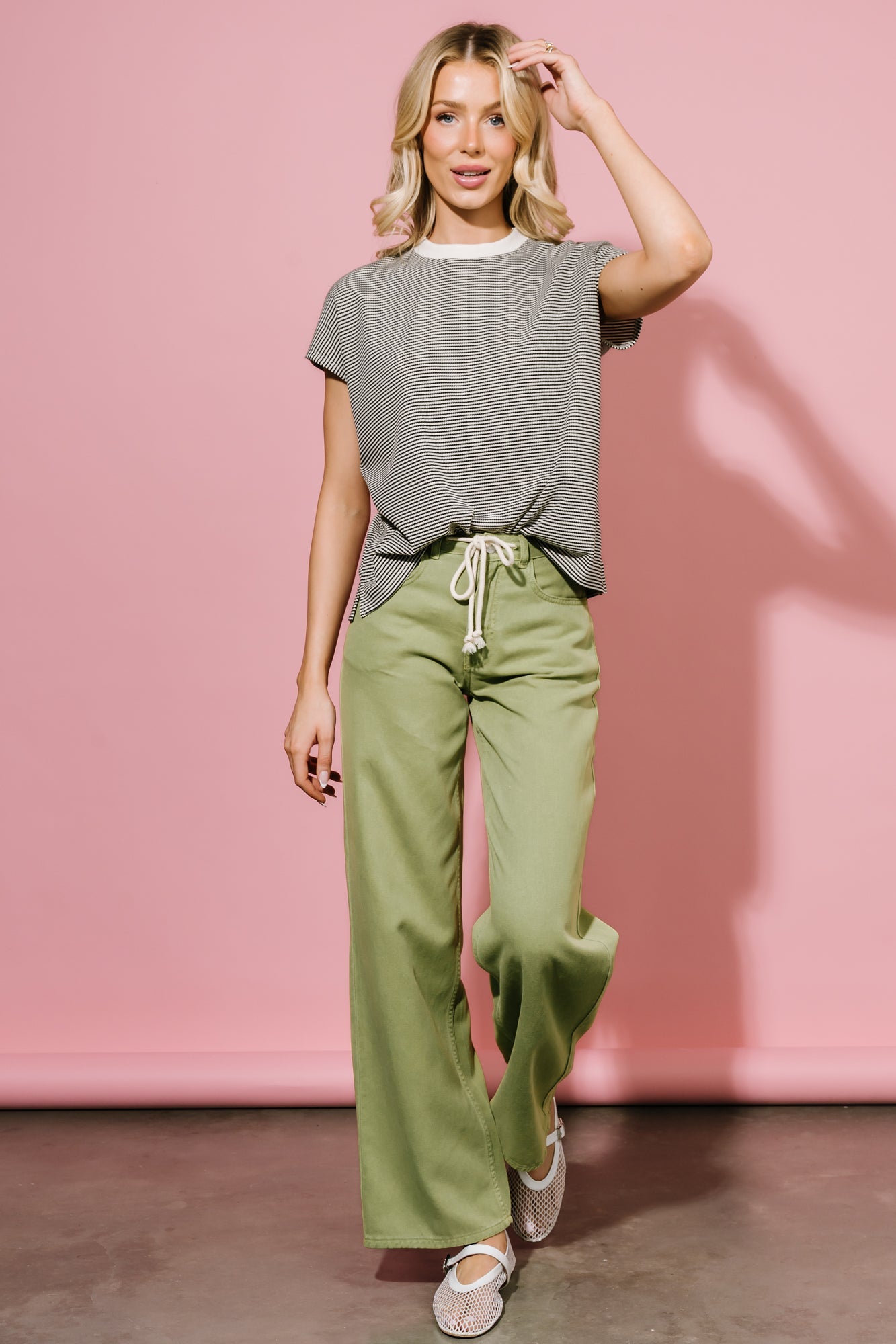 Baltic Born - Mabel Mid Rise Soft Denim Pants