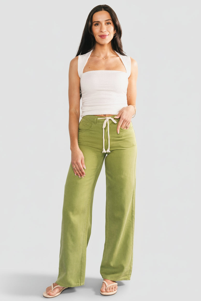 Baltic Born - Mabel Mid Rise Soft Denim Pants