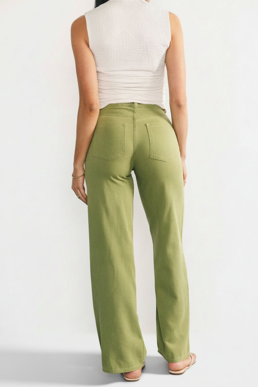 Baltic Born - Mabel Mid Rise Soft Denim Pants