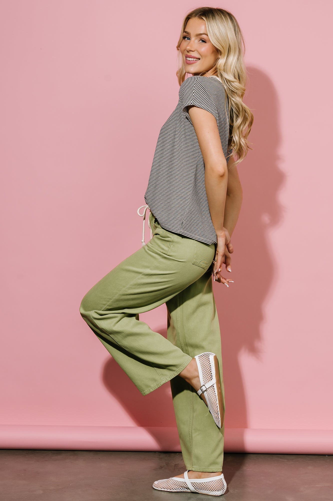 Baltic Born - Mabel Mid Rise Soft Denim Pants
