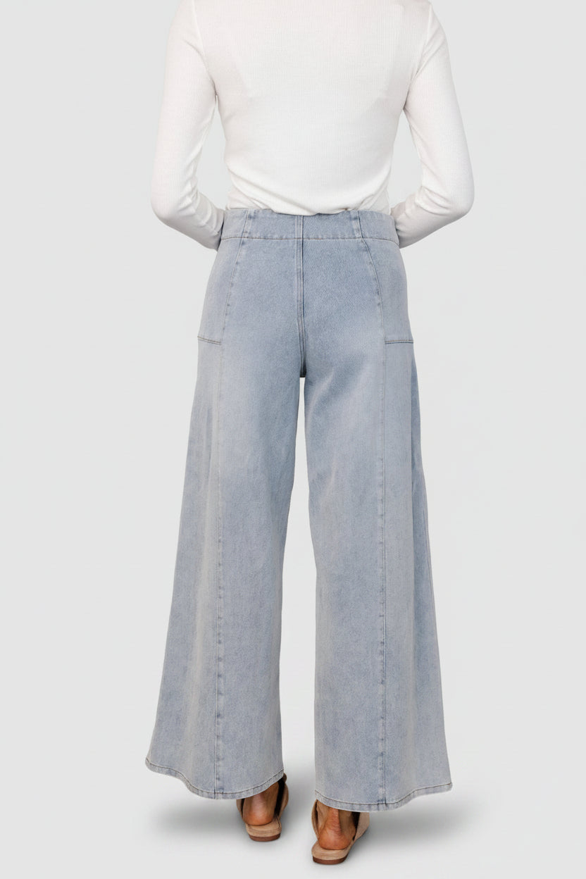 Baltic Born - Emmi Mid Rise Wide Leg Jeans